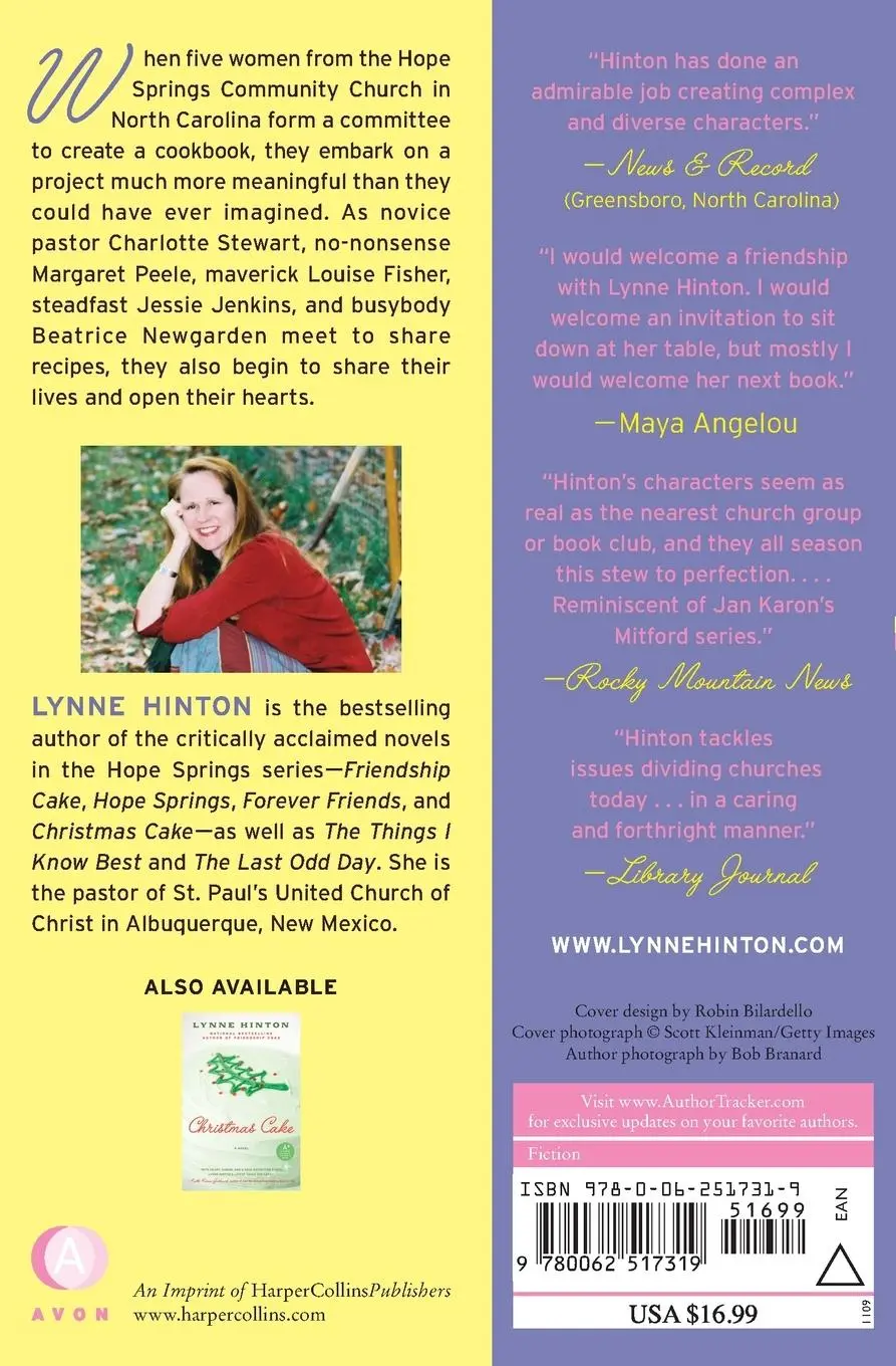 Rückseite: 9780062517319 | Friendship Cake | Lynne Hinton | Taschenbuch | Kartoniert / Broschiert