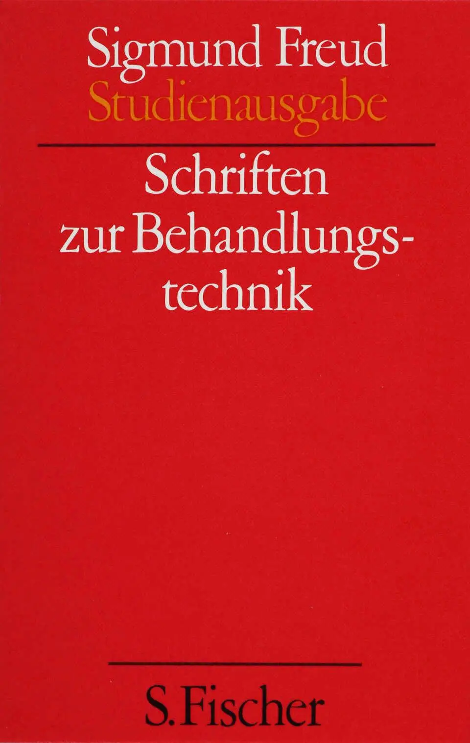 Cover: 9783108227319 | Ergänzungsband: Schriften zur Behandlungstechnik | Sigmund Freud