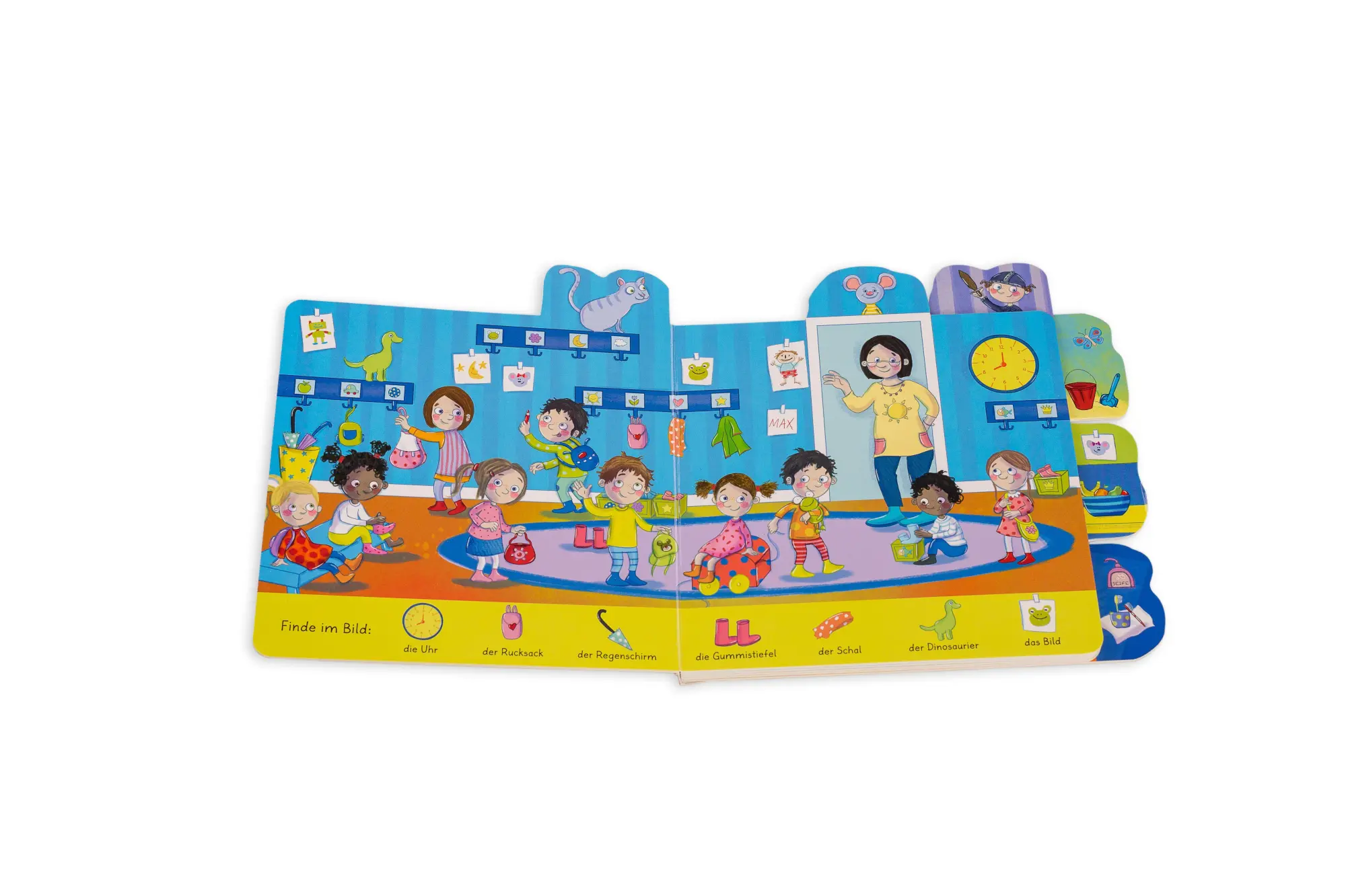 Bild: 9783401717319 | Suchbuch für kleine Entdecker. Im Kindergarten | Sabine Sauter | Buch