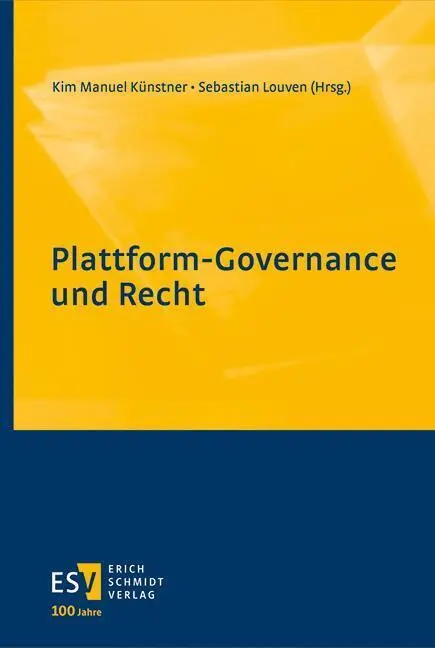 Cover: 9783503237319 | Plattform-Governance und Recht | Buch | 429 S. | Deutsch | 2024