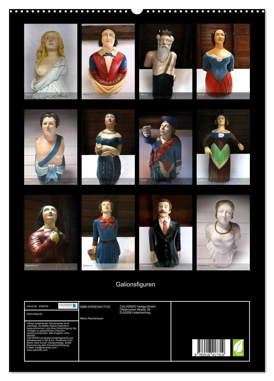 Bild: 9783516417319 | Galionsfiguren (hochwertiger Premium Wandkalender 2026 DIN A2...