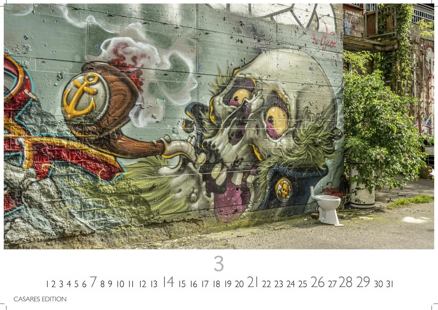 Bild: 9781835247419 | Berlin Street Art Kalender 2027 - Wandkalender Fotokalender...