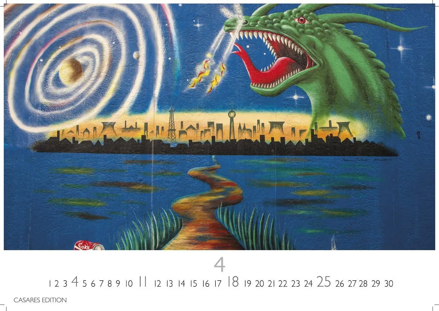 Bild: 9781835247419 | Berlin Street Art Kalender 2027 - Wandkalender Fotokalender...
