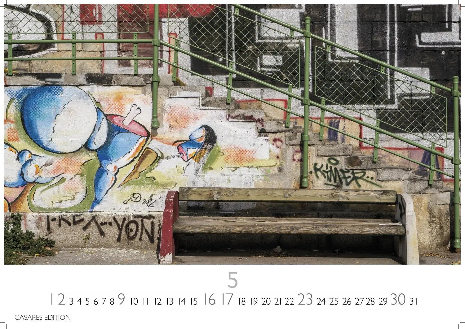 Bild: 9781835247419 | Berlin Street Art Kalender 2027 - Wandkalender Fotokalender...