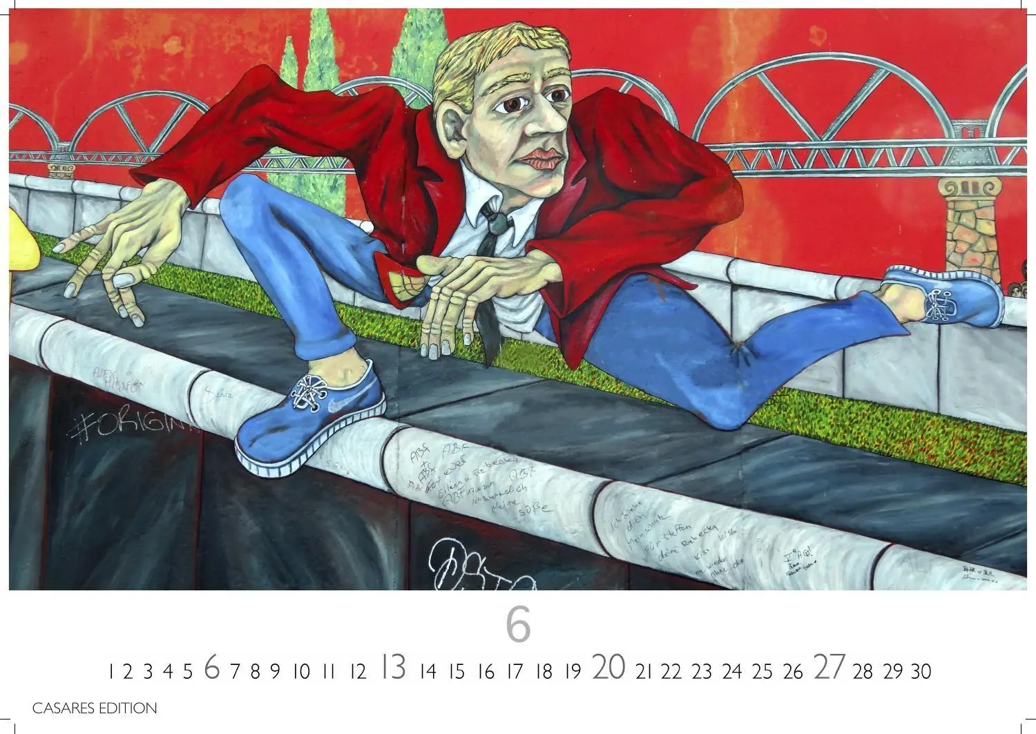 Bild: 9781835247419 | Berlin Street Art Kalender 2027 - Wandkalender Fotokalender...