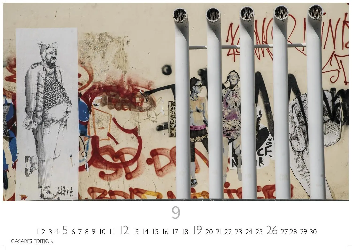 Bild: 9781835247419 | Berlin Street Art Kalender 2027 - Wandkalender Fotokalender...