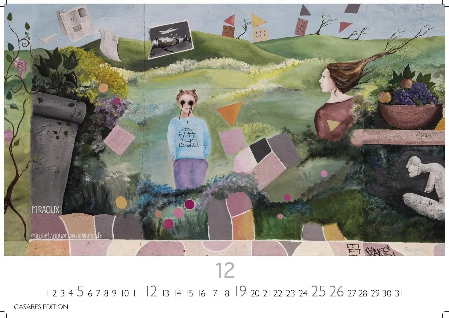 Bild: 9781835247419 | Berlin Street Art Kalender 2027 - Wandkalender Fotokalender...