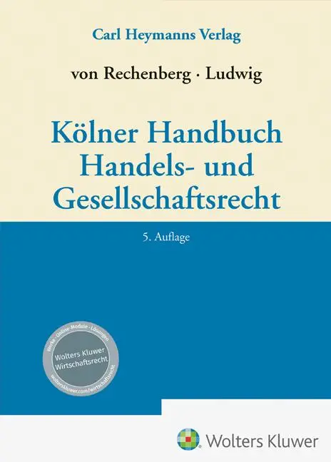 Kölner Handbuch Handels- und Gesellschaftsrecht - Neuware
