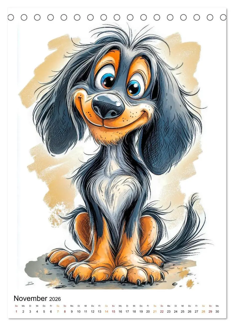 Bild: 9783457247419 | Hunde mit Humor (Tischkalender 2026 DIN A5 hoch), CALVENDO...