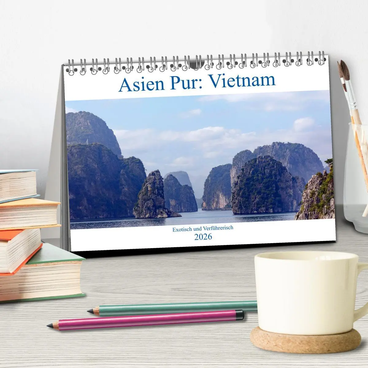 Bild: 9783457867419 | Asien Pur: Vietnam (Tischkalender 2026 DIN A5 quer), CALVENDO...