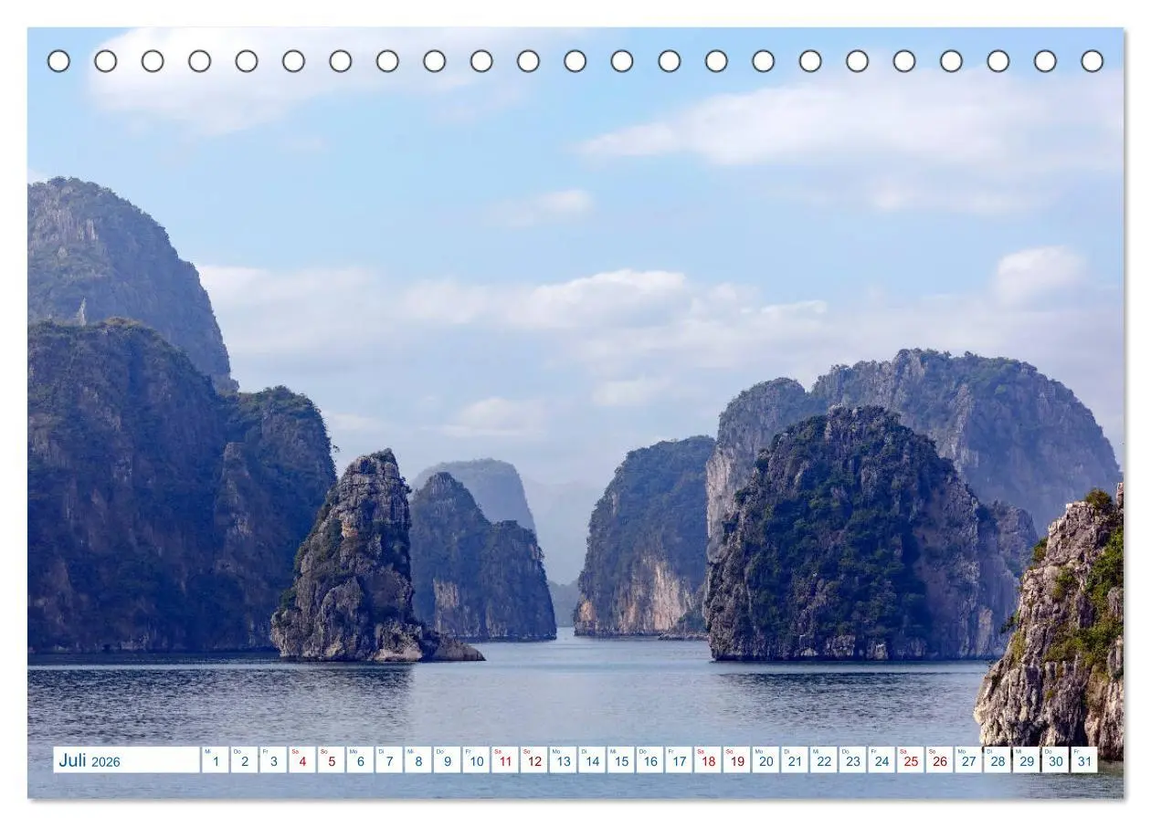 Bild: 9783457867419 | Asien Pur: Vietnam (Tischkalender 2026 DIN A5 quer), CALVENDO...