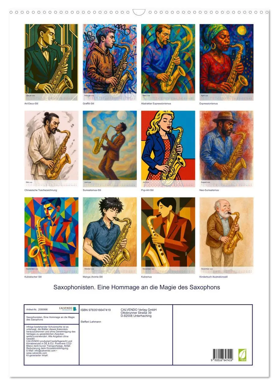 Bild: 9783516647419 | Saxophonisten. Eine Hommage an die Magie des Saxophons...