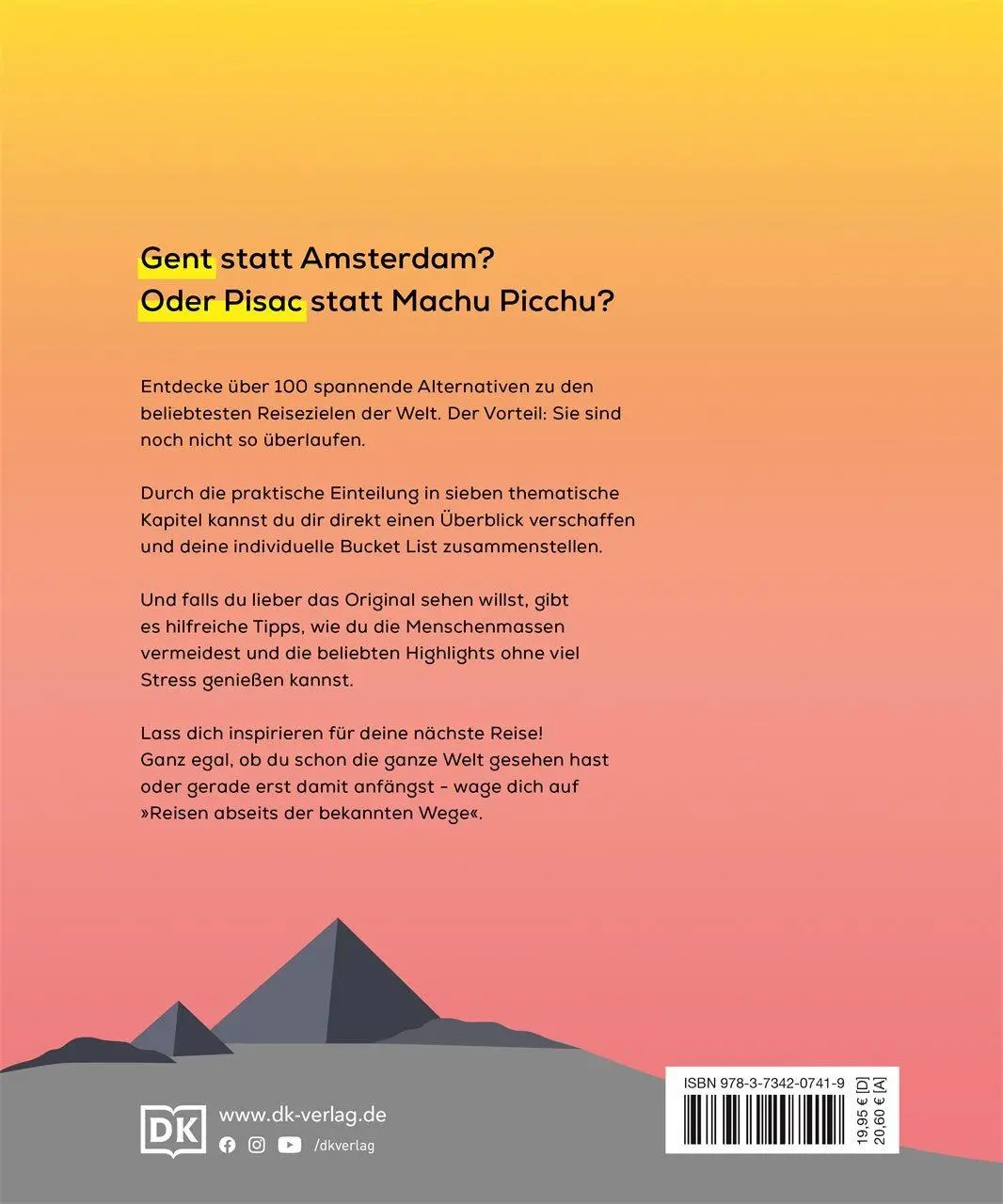 Rückseite: 9783734207419 | Reisen abseits der bekannten Wege | DK Verlag - Reise | Buch | 224 S.