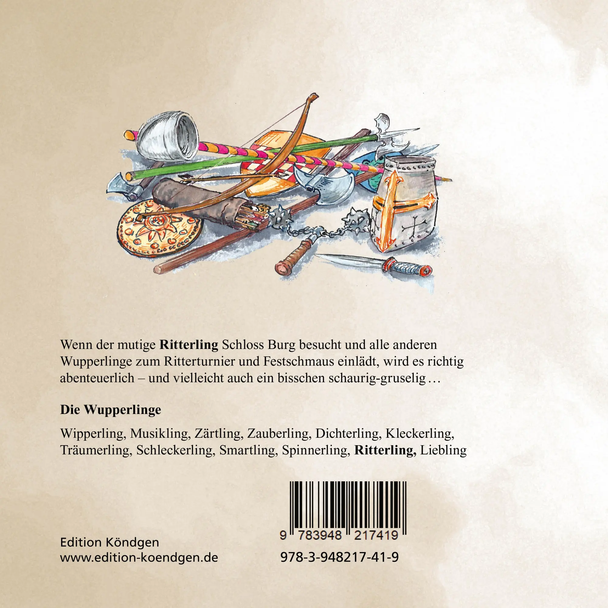 Rückseite: 9783948217419 | Viel Spaß mit dem Ritterling | Dirk Walbrecker | Taschenbuch | Deutsch
