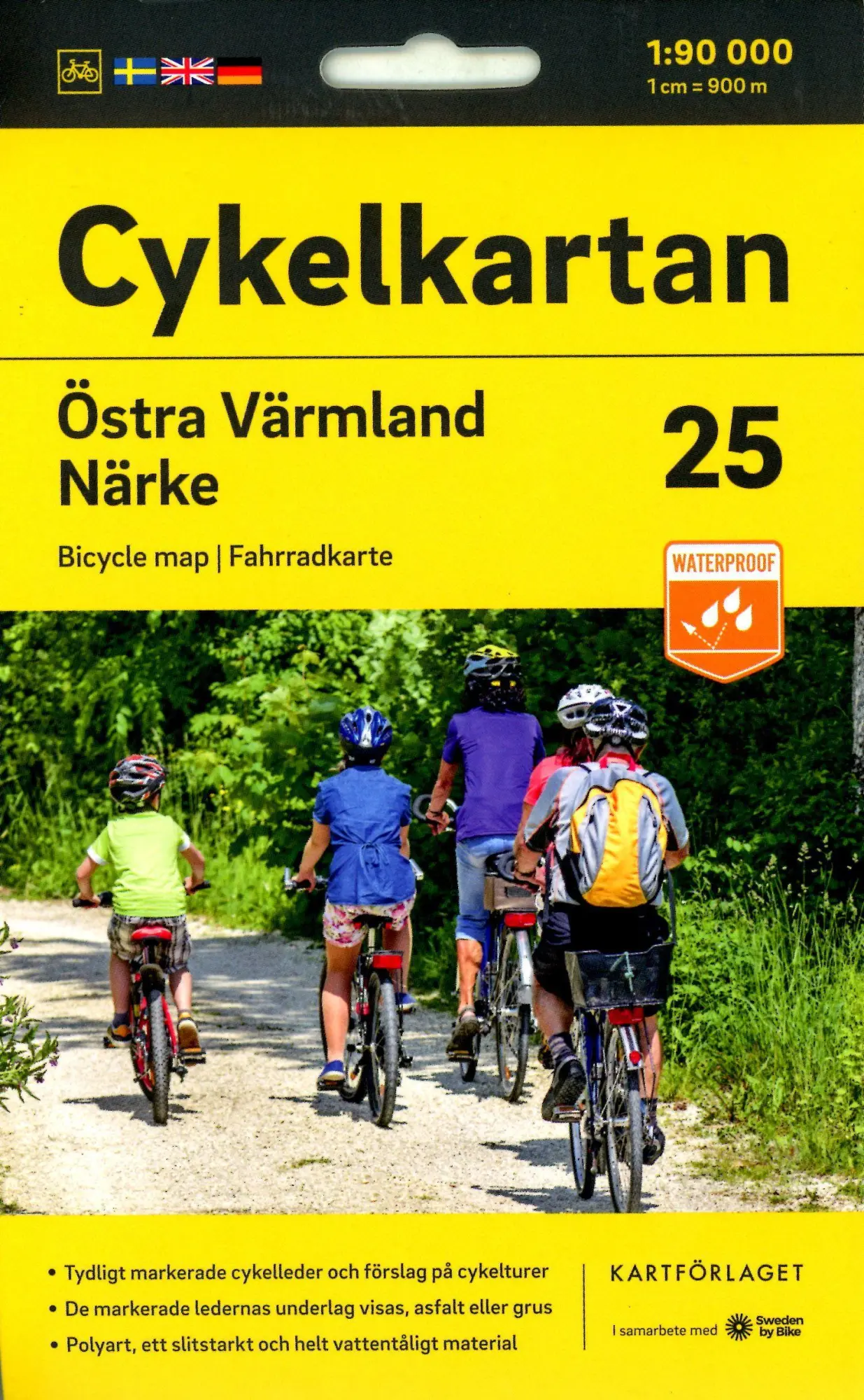 Cover: 9789189427419 | Cykelkartan Blad 25 Östra Värmland/Närke 1:90000 | (Land-)Karte | 2023