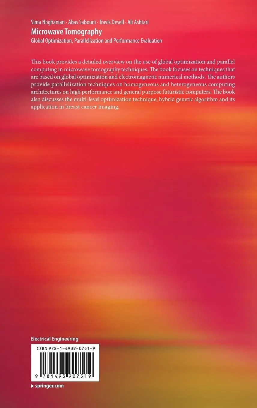 Rückseite: 9781493907519 | Microwave Tomography | Sima Noghanian (u. a.) | Buch | xvii | Englisch