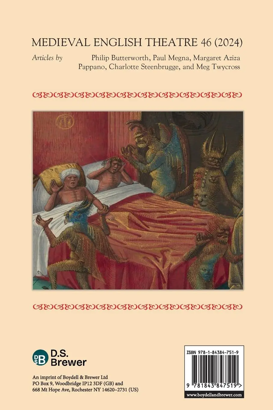 Rückseite: 9781843847519 | Medieval English Theatre 46 | Meg Twycross (u. a.) | Taschenbuch