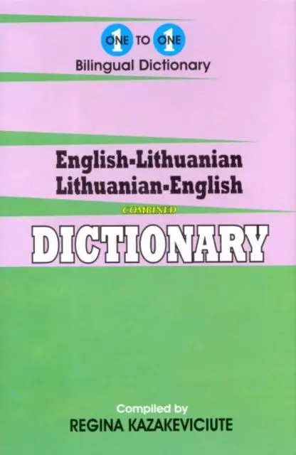 Cover: 9781908357519 | One-to-one dictionary | R. Kazakeviciute | Buch | Gebunden | Englisch