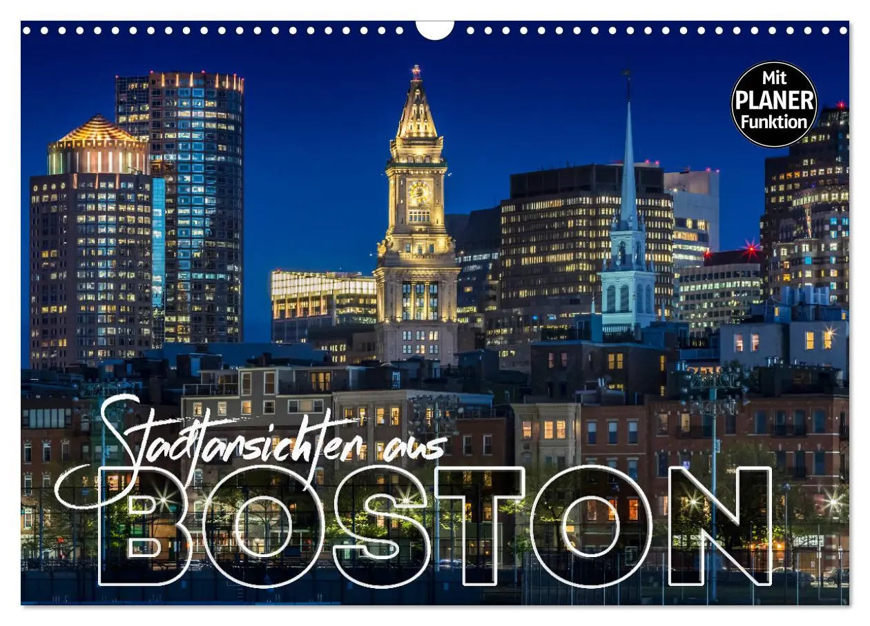 Cover: 9783457857519 | Stadtansichten aus Boston (Wandkalender 2026 DIN A3 quer), CALVENDO...