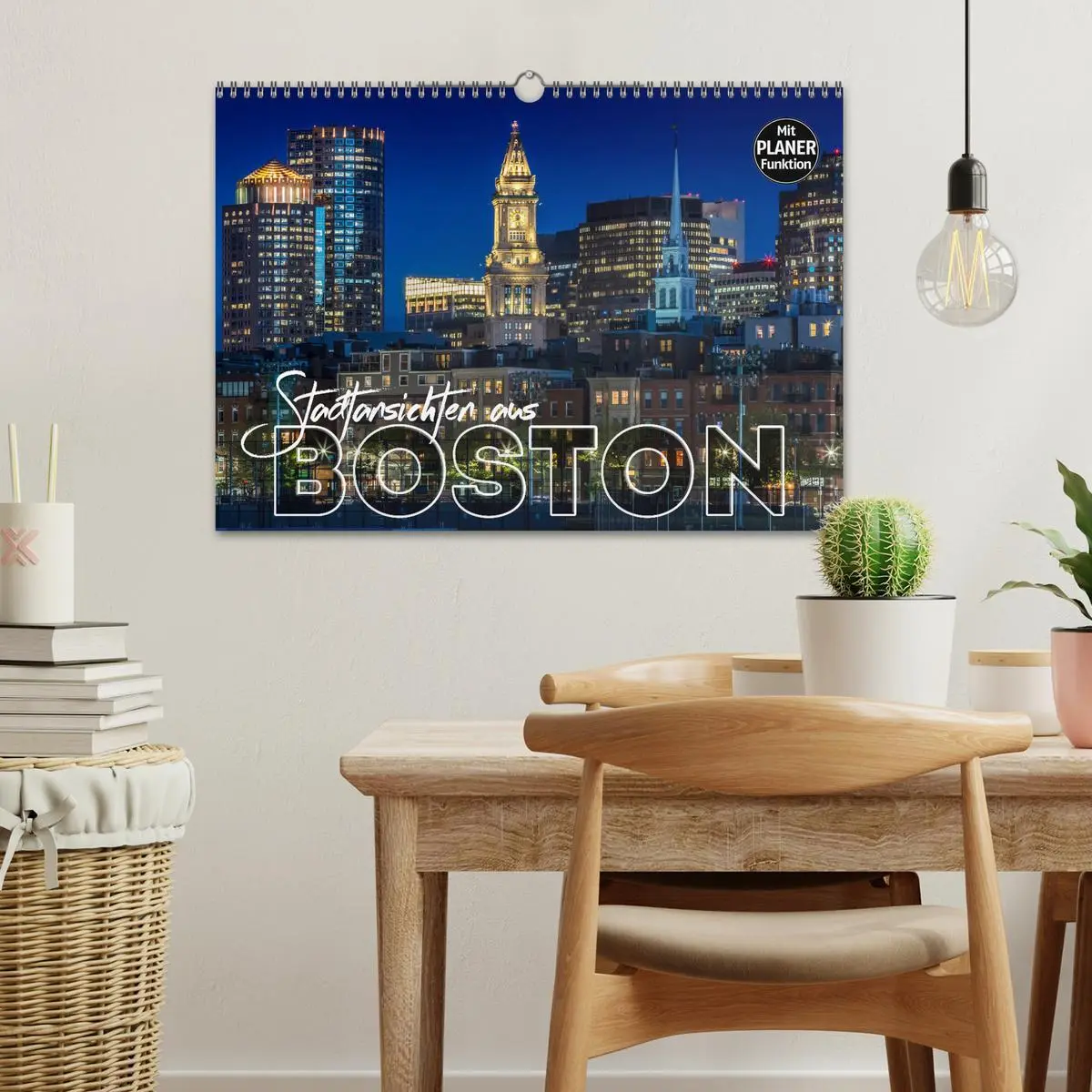 Bild: 9783457857519 | Stadtansichten aus Boston (Wandkalender 2026 DIN A3 quer), CALVENDO...