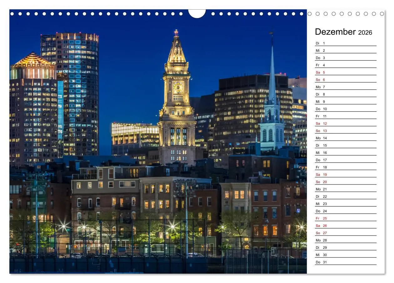 Bild: 9783457857519 | Stadtansichten aus Boston (Wandkalender 2026 DIN A3 quer), CALVENDO...