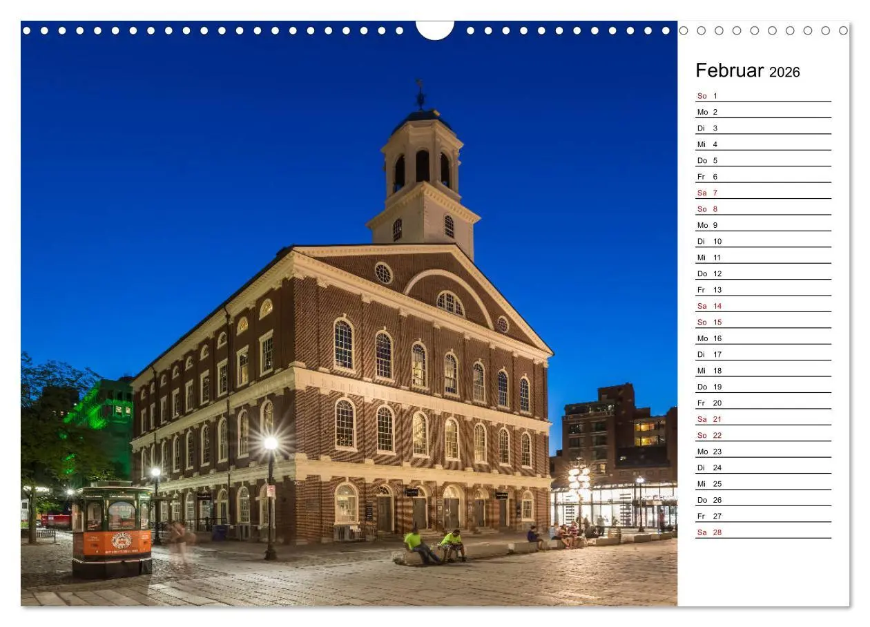 Bild: 9783457857519 | Stadtansichten aus Boston (Wandkalender 2026 DIN A3 quer), CALVENDO...