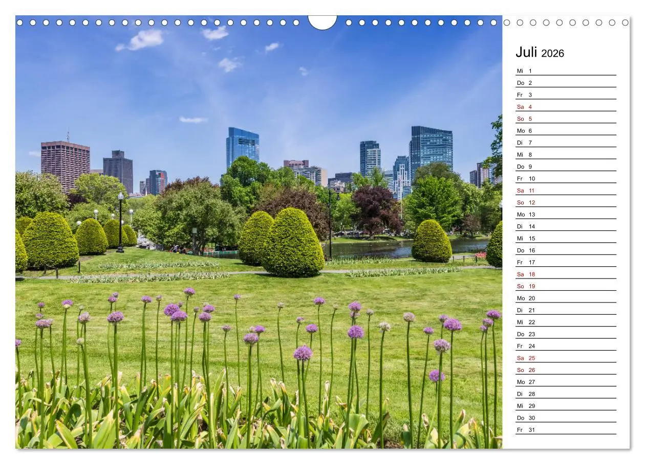 Bild: 9783457857519 | Stadtansichten aus Boston (Wandkalender 2026 DIN A3 quer), CALVENDO...