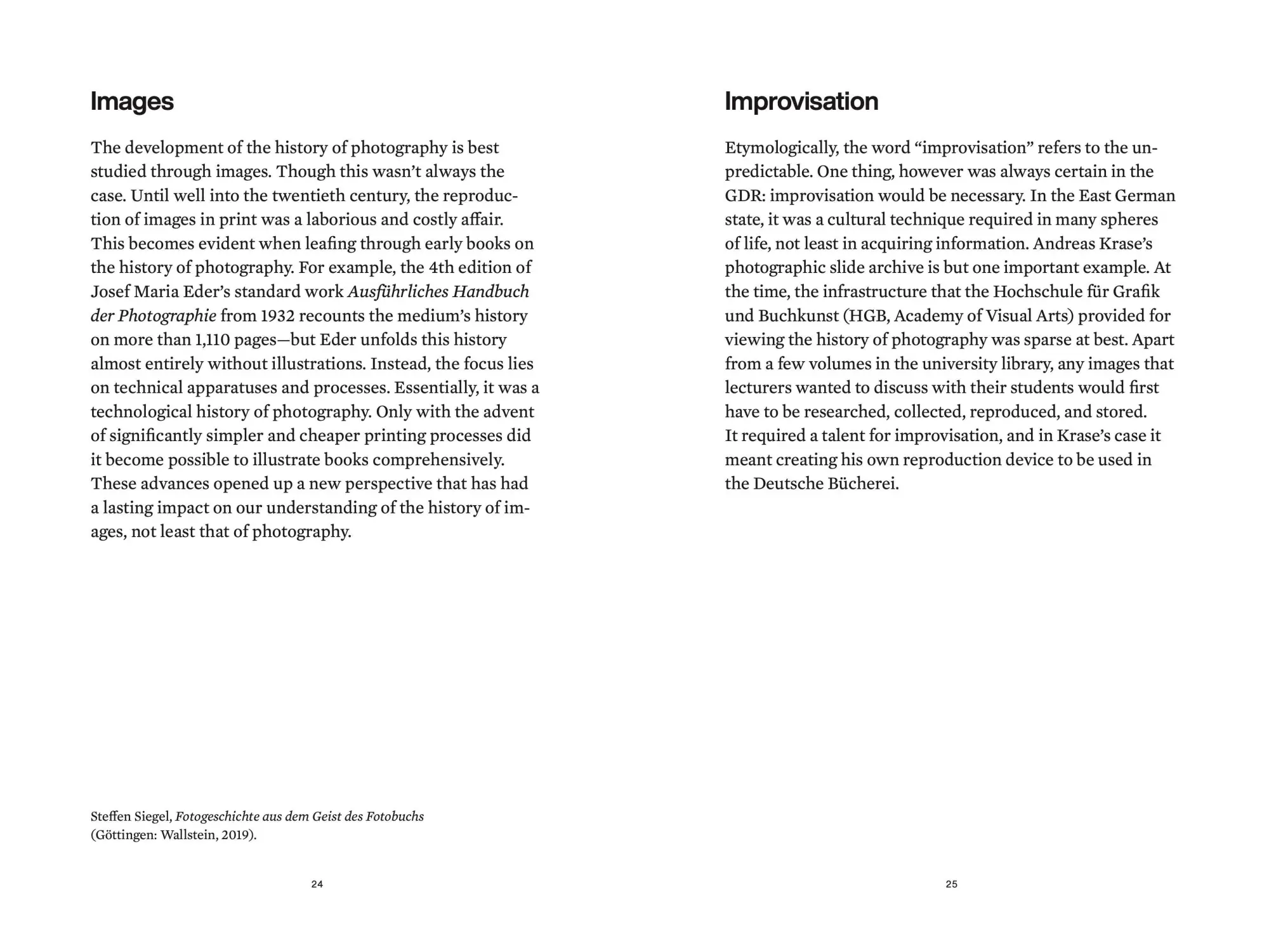 Bild: 9783954767519 | Improvised Projections | Philipp Goldbach with Steffen Siegel. KONTEXT