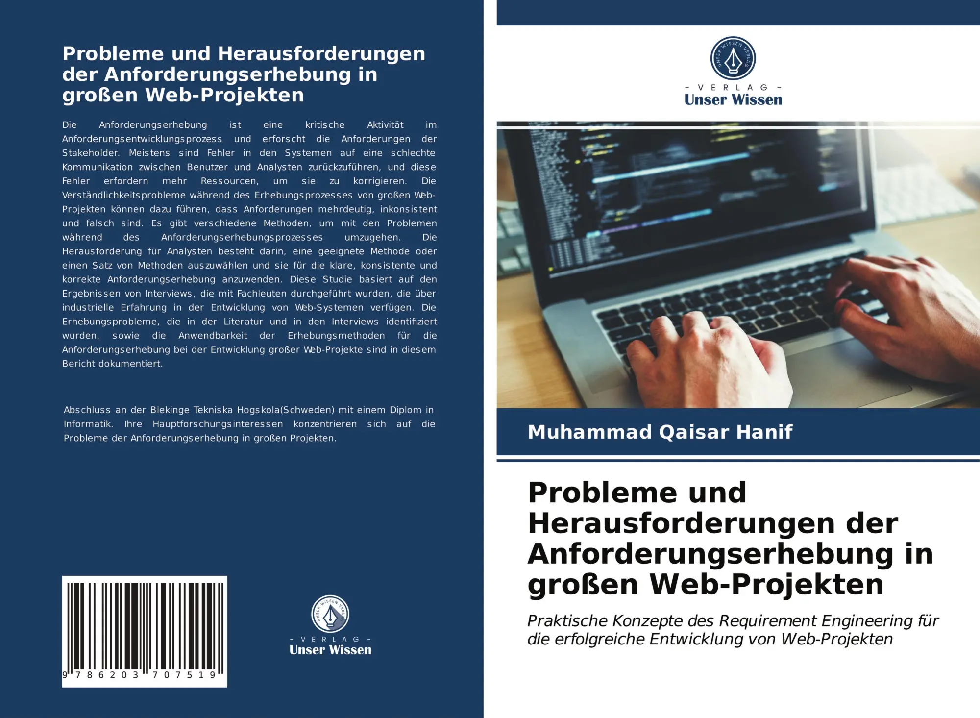 Cover: 9786203707519 | Probleme und Herausforderungen der Anforderungserhebung in großen...