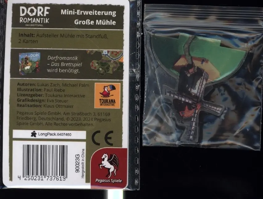 Cover: 4250231737619 | Dorfromantik Das Brettspiel: Große Mühle (Mini-Erweiterung) | Palm
