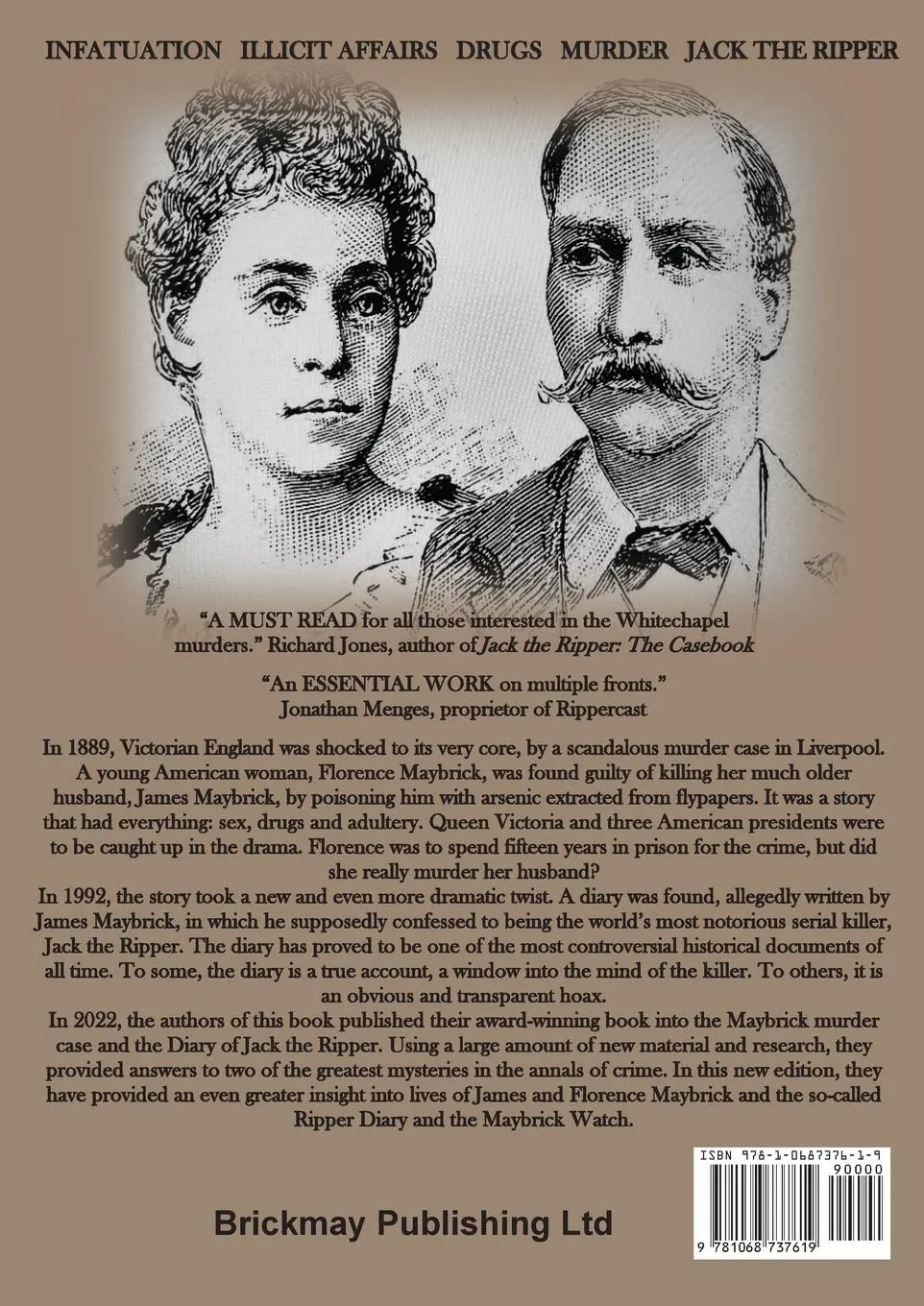 Rückseite: 9781068737619 | The Maybrick Murder and the Diary of Jack the Ripper | Jones (u. a.)