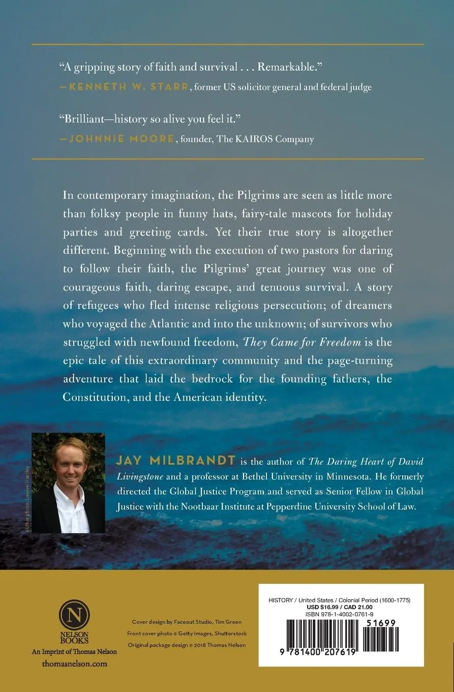 Rückseite: 9781400207619 | They Came for Freedom | The Forgotten, Epic Adventure of the Pilgrims