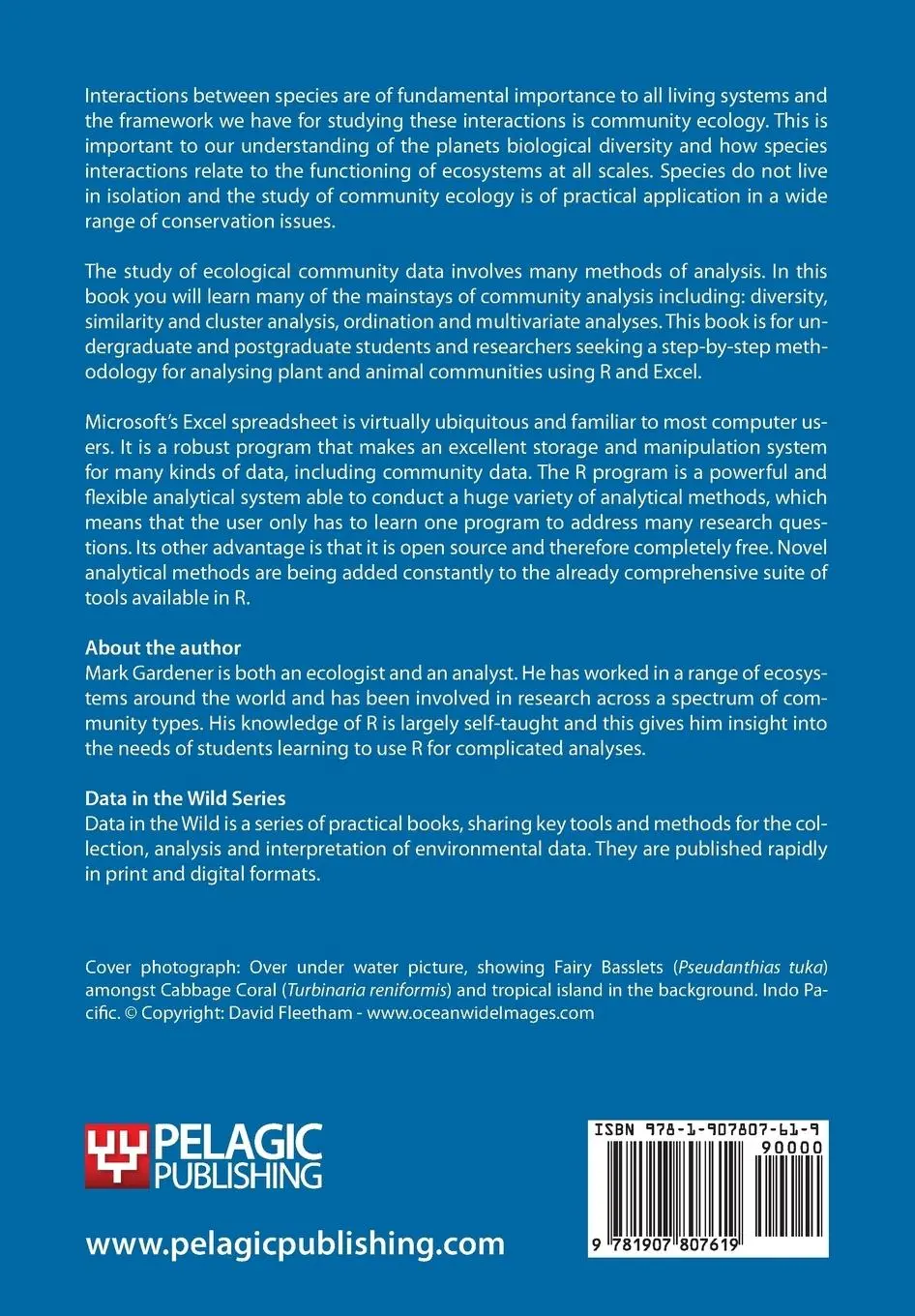 Rückseite: 9781907807619 | Community Ecology | Analytical Methods Using R and Excel | Gardener