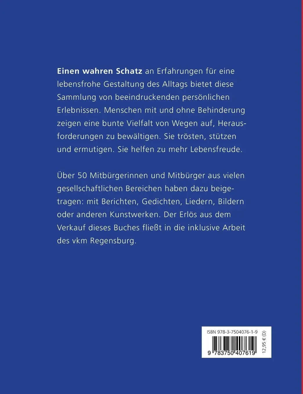 Rückseite: 9783750407619 | ... und dann kamst du! | Erlebnisbuch | Christa Und Engelbert Weiß