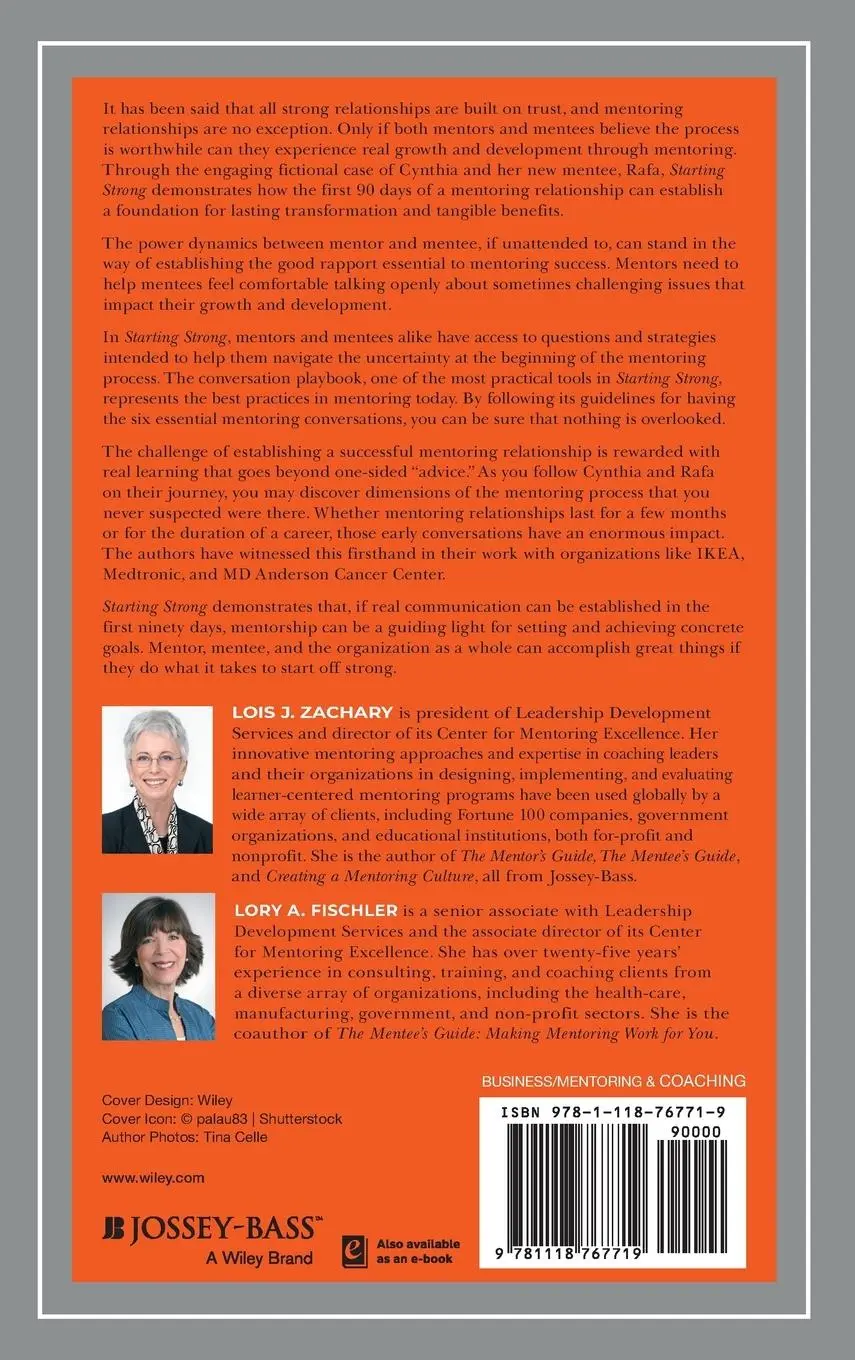 Rückseite: 9781118767719 | Starting Strong | A Mentoring Fable | Lois J Zachary (u. a.) | Buch