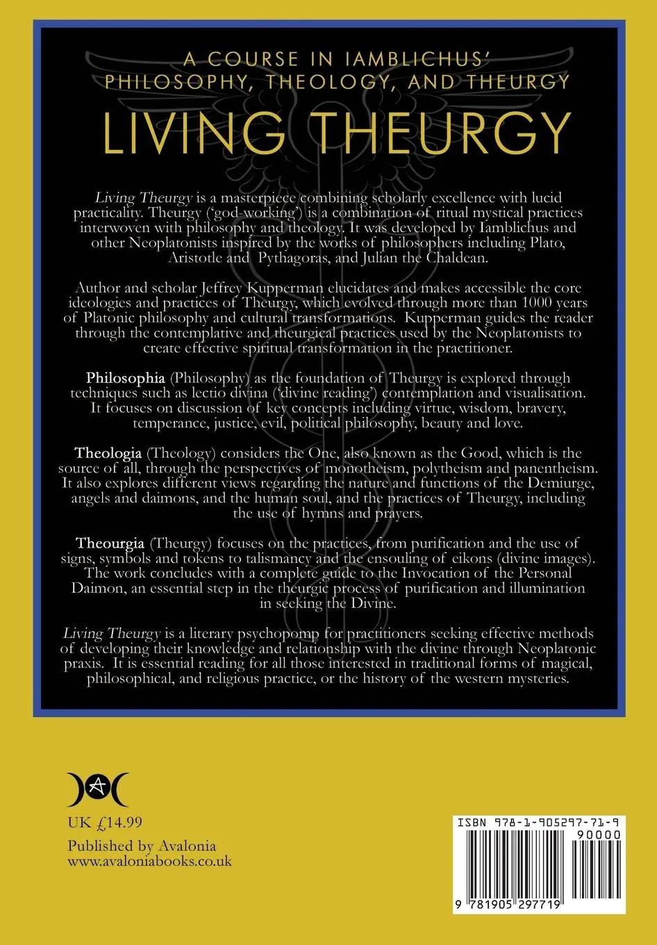 Rückseite: 9781905297719 | Living Theurgy | Jeffrey S. Kupperman | Taschenbuch | Englisch | 2014