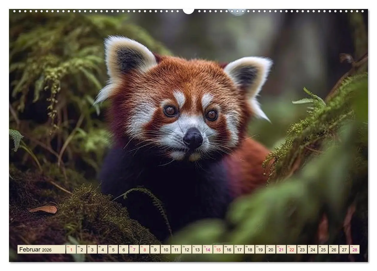 Bild: 9783457527719 | Roter Panda - gefährdeter Katzenbär (Wandkalender 2026 DIN A2...