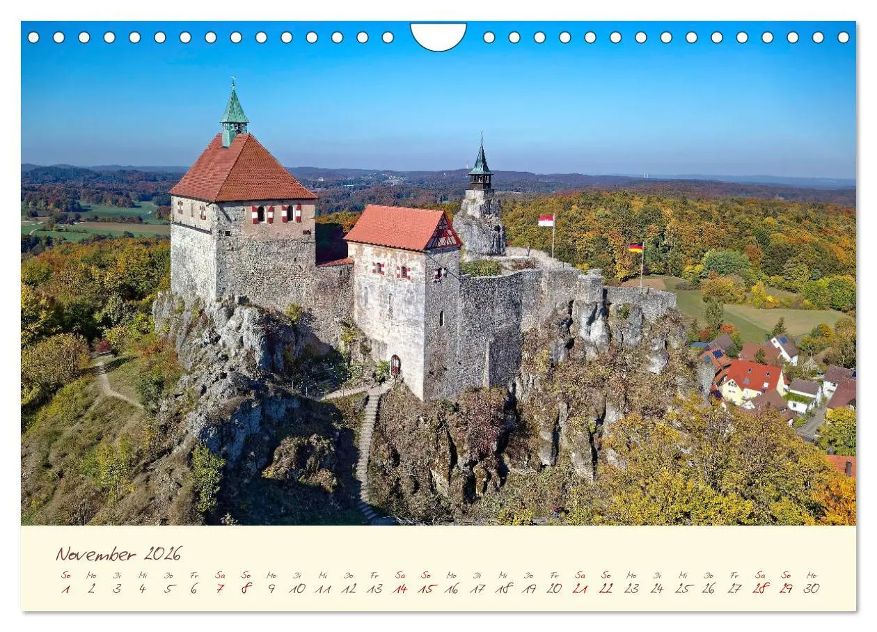 Bild: 9783457767719 | Burgen in Bayern Bayerns trutzige Vergangenheit (Wandkalender 2026...