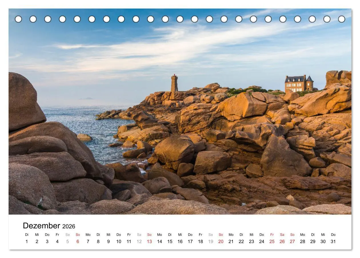 Bild: 9783516167719 | Bretonische Impressionen (Tischkalender 2026 DIN A5 quer), CALVENDO...