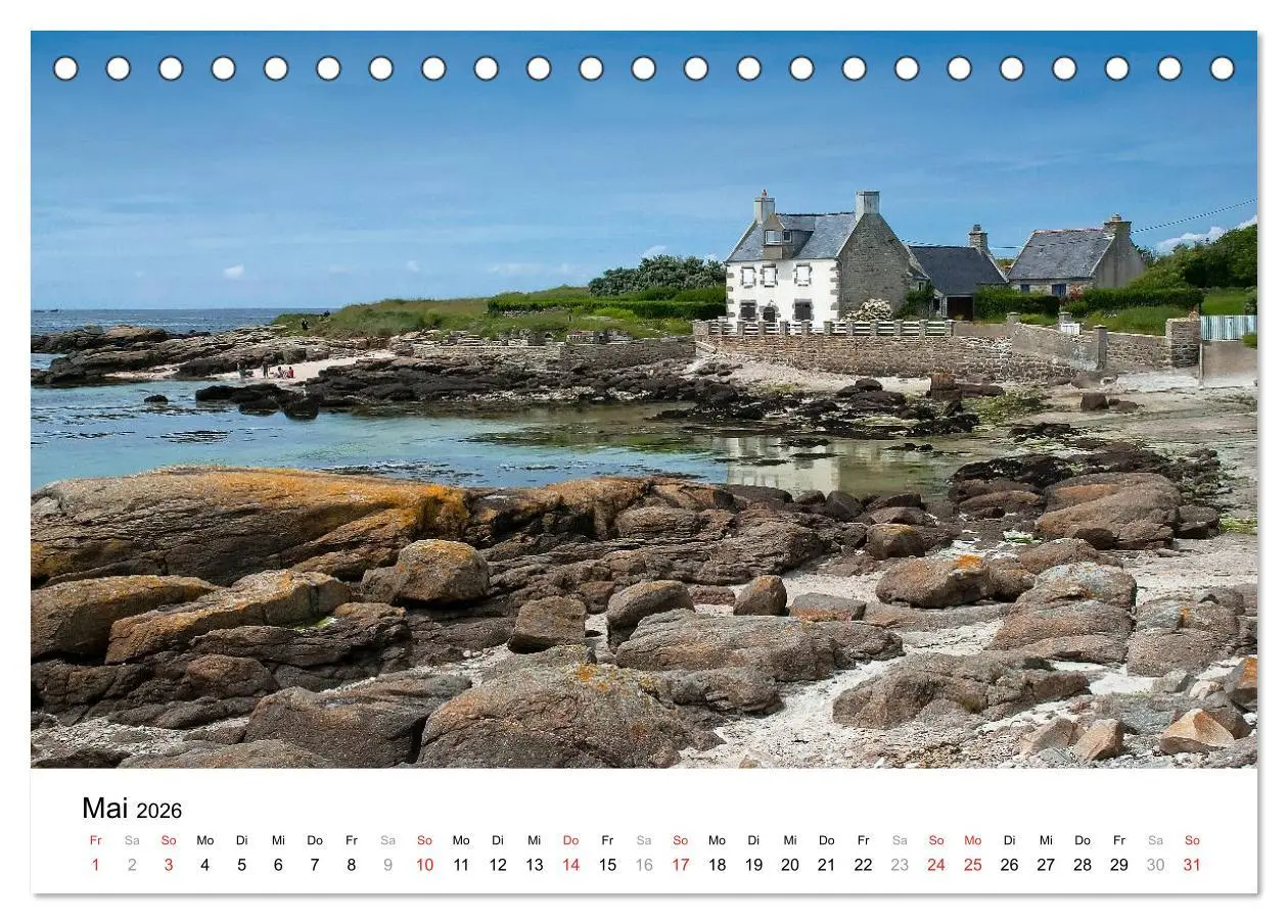 Bild: 9783516167719 | Bretonische Impressionen (Tischkalender 2026 DIN A5 quer), CALVENDO...