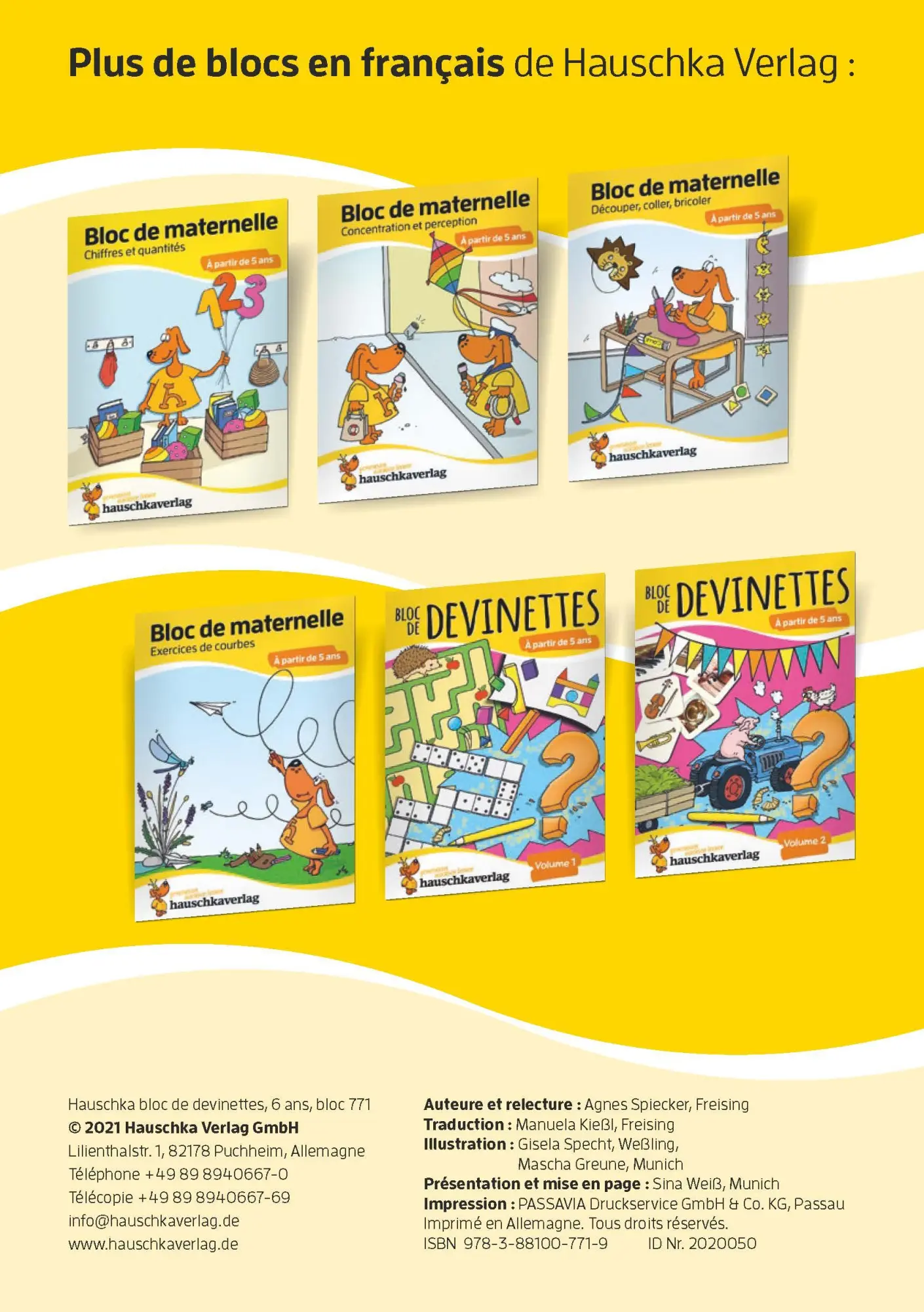 Bild: 9783881007719 | Bloc de casse-têtes et livre activite 6 ans : Des énigmes colorées...
