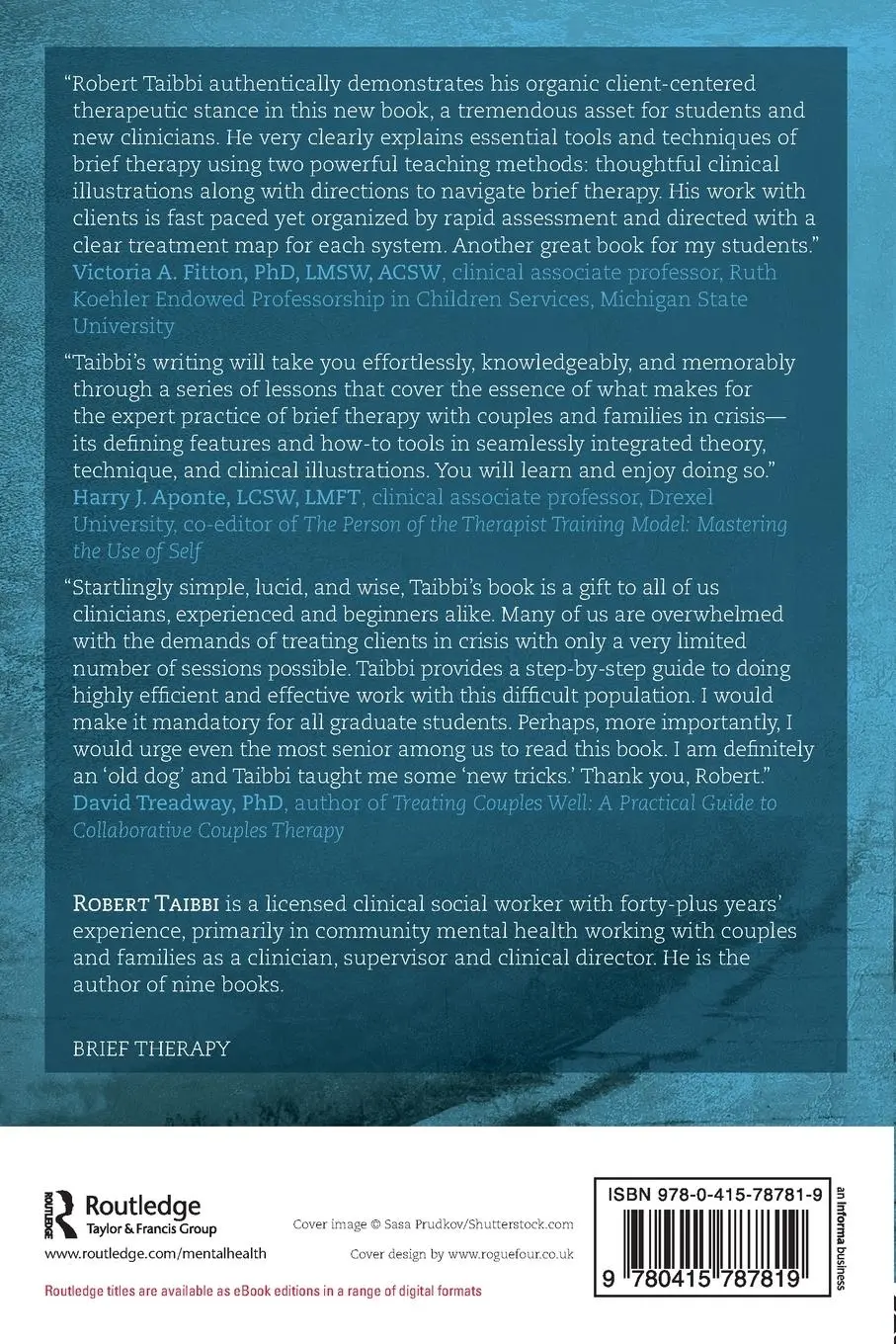 Rückseite: 9780415787819 | Brief Therapy With Couples and Families in Crisis | Robert Taibbi