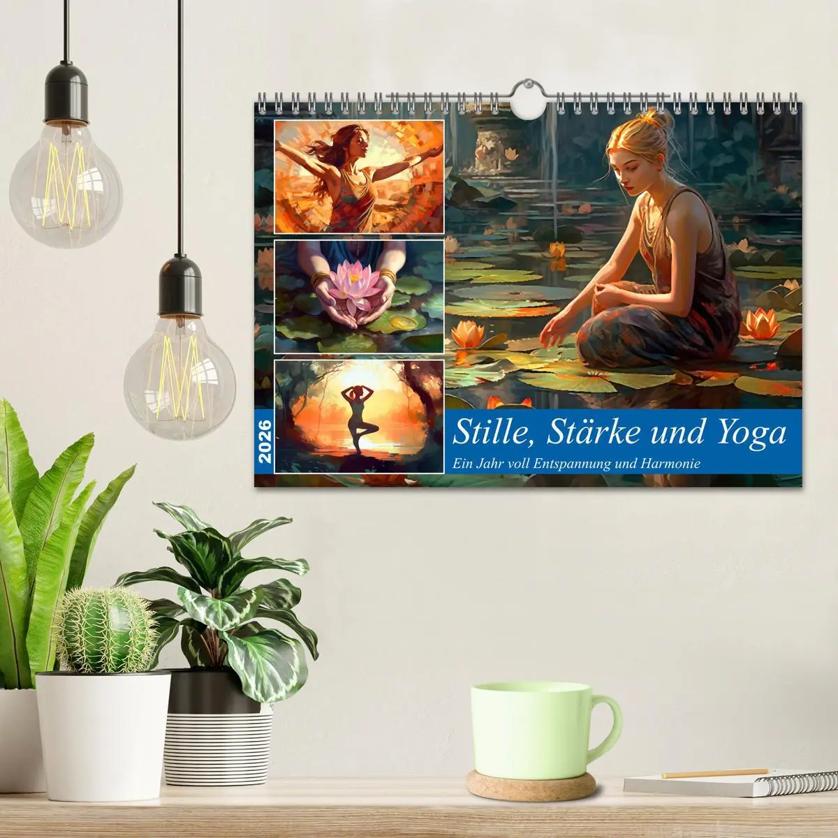 Bild: 9783457377819 | Stille, Stärke und Yoga (Wandkalender 2026 DIN A4 quer), CALVENDO...