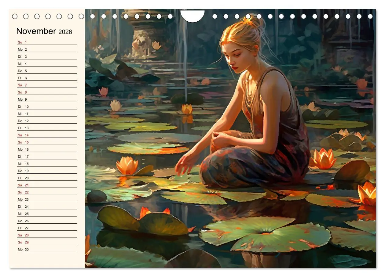 Bild: 9783457377819 | Stille, Stärke und Yoga (Wandkalender 2026 DIN A4 quer), CALVENDO...