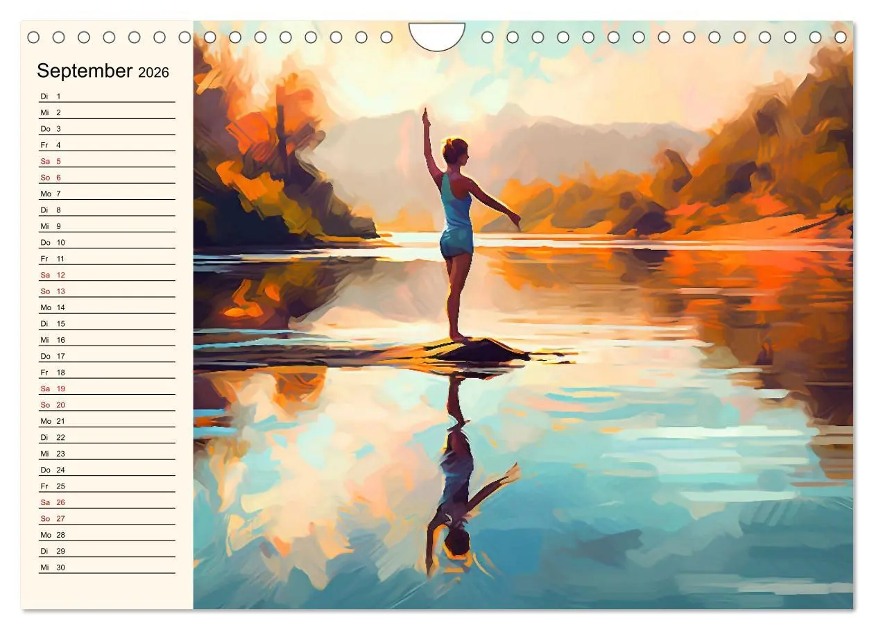 Bild: 9783457377819 | Stille, Stärke und Yoga (Wandkalender 2026 DIN A4 quer), CALVENDO...