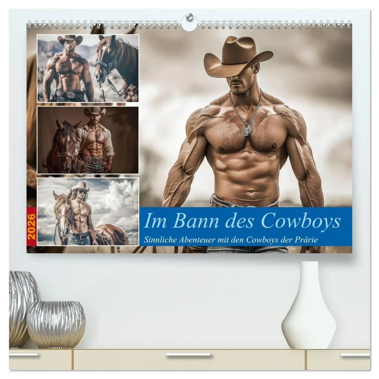 Cover: 9783457447819 | Im Bann des Cowboys (hochwertiger Premium Wandkalender 2026 DIN A2...
