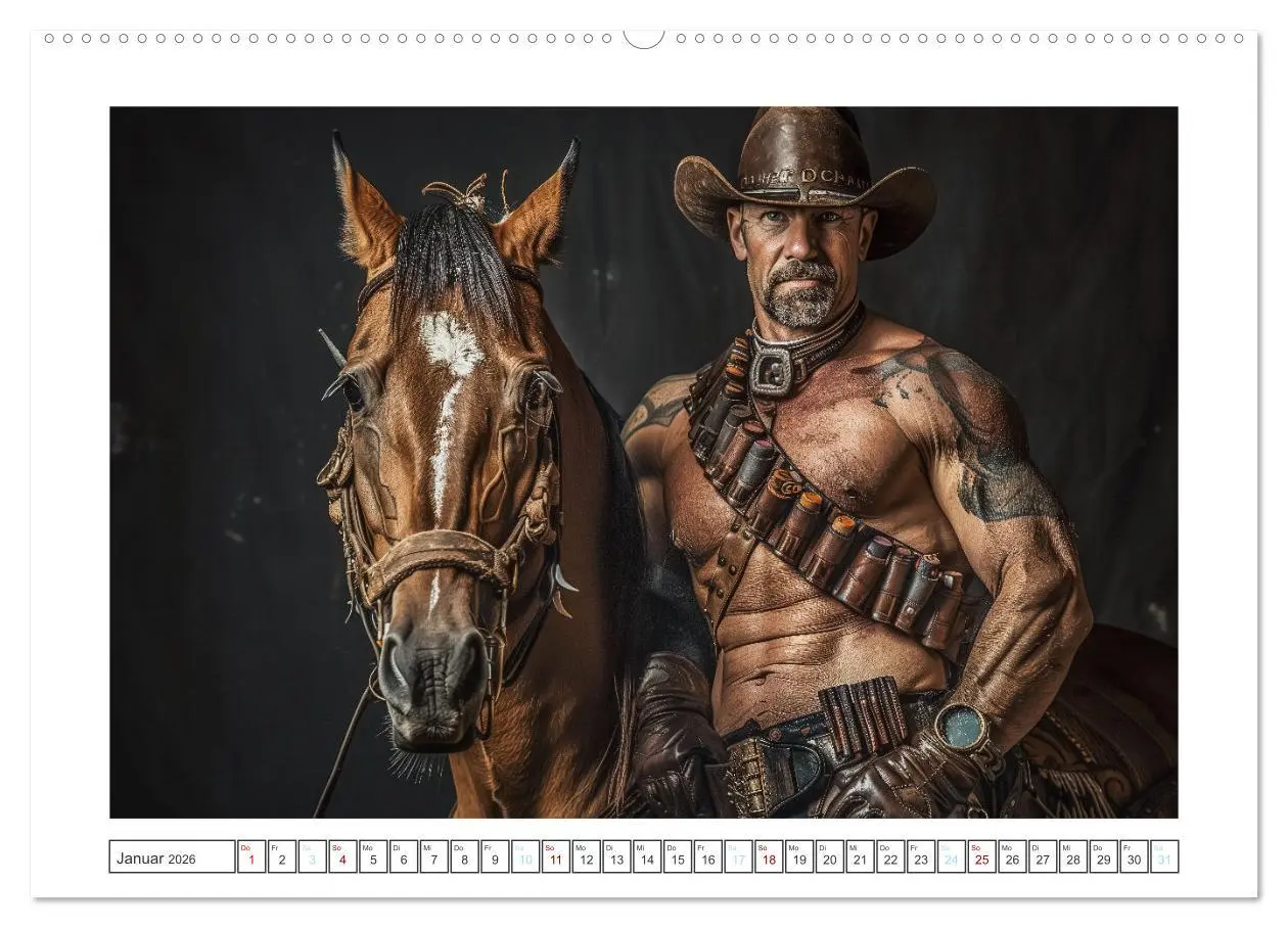 Bild: 9783457447819 | Im Bann des Cowboys (hochwertiger Premium Wandkalender 2026 DIN A2...