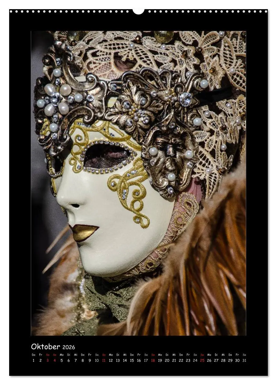 Bild: 9783516467819 | Venezianische Masken HALLia VENEZia Schwäbisch Hall (Wandkalender...