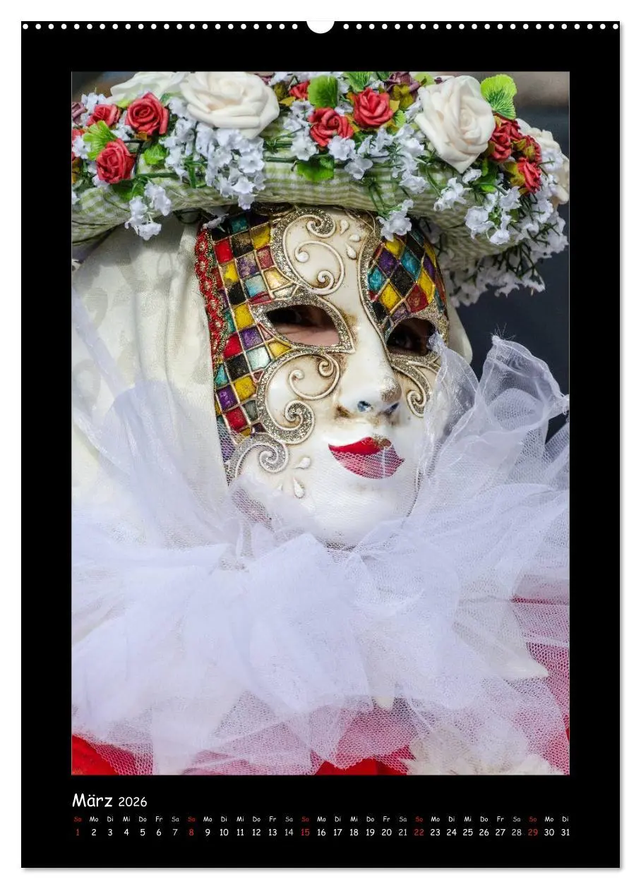 Bild: 9783516467819 | Venezianische Masken HALLia VENEZia Schwäbisch Hall (Wandkalender...