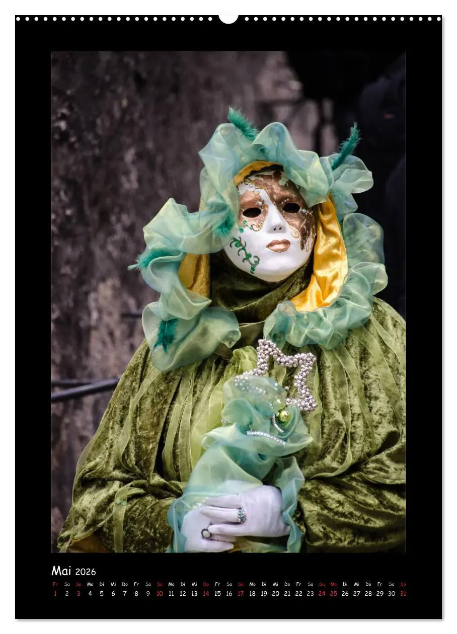 Bild: 9783516467819 | Venezianische Masken HALLia VENEZia Schwäbisch Hall (Wandkalender...